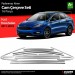 Ford Focus Uyumlu 3 Sedan Krom Cam Çerçevesi 16 Parça 2011-2018