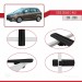 Ford Grand C-Max 2011-2019 Arası Ile Uyumlu Basic Model Ara Atkı Tavan Barı Si̇yah 3 Adet