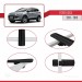 Ford Kuga 2013-2018 Arası Ile Uyumlu Basic Model Ara Atkı Tavan Barı Si̇yah 3 Adet