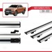 Ford Ranger 2011-2022 Arası Ile Uyumlu Basic Model Ara Atkı Tavan Barı Gri̇ 3 Adet