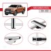 Ford Ranger 2011-2022 Arası Ile Uyumlu Basic Model Ara Atkı Tavan Barı Gri̇ 3 Adet