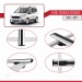 Ford Tourneo Courier 2014-2017 Arası Ile Uyumlu Basic Model Ara Atkı Tavan Barı Gri̇ 3 Adet