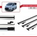 Ford Transit Tourneo - Custom 2012-2023 Arası Ile Uyumlu Basic Model Ara Atkı Tavan Barı Gri̇ 3 Adet