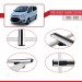 Ford Transit Tourneo - Custom 2012-2023 Arası Ile Uyumlu Basic Model Ara Atkı Tavan Barı Gri̇ 3 Adet