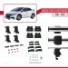 Honda Civic Ix Hatchback 2011-2015 Arası Ile Uyumlu Ace-4 Ara Atkı Tavan Barı Gri̇