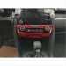 Honda Civic Uyumlu Fc5 2016-2020 Klima Panel Kaplama- Kırmızı