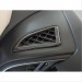 Honda Civic Uyumlu Fc5 2016-2020 Üst Hava Menfez Kaplama 2 Parça Piano Black