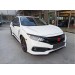 Honda Civic Uyumlu Fc5 2019+ Makyajlı Kasa Ön Tampon Mugen Ön Ek