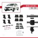 Honda Jazz / Fit (Gk) 2013-2019 Arası Ile Uyumlu Ace-4 Ara Atkı Tavan Barı Gri̇