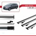 Honda Odyssey 2011-2017 Arası Ile Uyumlu Basic Model Ara Atkı Tavan Barı Gri̇ 3 Adet