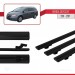 Honda Odyssey 2011-2017 Arası Ile Uyumlu Basic Model Ara Atkı Tavan Barı Si̇yah 3 Adet