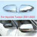 Hyundai Tucson Uyumlu 2021 Sonrası Ayna Kapağı Abs Krom Parça