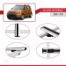 Kia Soul Hatchback 2009-2013 Arası Ile Uyumlu Basic Model Ara Atkı Tavan Barı Gri̇ 3 Adet