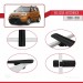 Kia Soul Hatchback 2009-2013 Arası Ile Uyumlu Basic Model Ara Atkı Tavan Barı Si̇yah 3 Adet