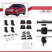 Land Rover Range Rover 2 Sport (L494) 2014-2022 Arası Ile Uyumlu Ace-4 Ara Atkı Tavan Barı Gri̇