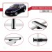 Mazda 6 Wagon (Gh1/Gh2) 2008-2012 Arası Ile Uyumlu Basic Model Ara Atkı Tavan Barı Gri̇ 3 Adet