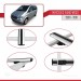 Mercedes Viano 2003-2010 Arası Ile Uyumlu Basic Model Ara Atkı Tavan Barı Gri̇ 3 Adet