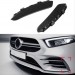 Mercedes W177 Uyumlu A Serisi 2019+ Ön Tampon Yan Bıçakları - 2 Parça - Karbon