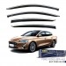 Niken Ford Uyumlu Focus 5 2019 Sonra Kromlu Cam Rüzgarlığı 4Lü