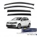 Niken Volkswagen Uyumlu Polo 2011-2017 Kromlu Cam Rüzgarlığı 4Lü Parça