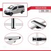 Nissan Nv200 2010-2019 Arası Ile Uyumlu Basic Ara Atkı Tavan Barı Gri̇ 3 Adet Bar
