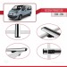 Nissan Primastar 2001-2014 Arası Ile Uyumlu Basic Model Ara Atkı Tavan Barı Gri̇ 3 Adet