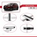 Nissan Qashqai 2010-2014 Arası Ile Uyumlu Basic Model Ara Atkı Tavan Barı Gri̇ 3 Adet
