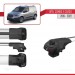Opel Combo (E) Panelvan 2019-2022 Arası Ile Uyumlu Ace-1 Ara Atkı Tavan Barı Gri̇ 4 Adet Bar