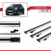 Peugeot 2008 2013-2019 Arası Ile Uyumlu Basic Model Ara Atkı Tavan Barı Gri̇ 3 Adet