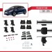 Peugeot 208 2012-2015 Arası Ile Uyumlu Ace-4 Ara Atkı Tavan Barı Gri̇