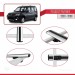 Peugeot Partner 2003-2008 Arası Ile Uyumlu Basic Model Ara Atkı Tavan Barı Gri̇ 3 Adet
