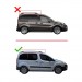Peugeot Partner Tepee 2008-2018 Arası Ile Uyumlu Basic Model Ara Atkı Tavan Barı Gri̇ 3 Adet