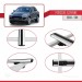 Porsche Cayenne 2003-2011 Arası Ile Uyumlu Basic Model Ara Atkı Tavan Barı Gri̇ 3 Adet