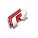 R Civatalı Ön Panjur Logosu-Kırmızı / Yacı155