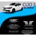 Renault Clio Uyumlu 4 Krom Set (Cam Çerçeve.-Yan Kapı Çıt.-Ön Alt Panjur-Arka Tampon Çıt.-Ön Panjur Çıt.) Parça Clio 4 (2012-2019)