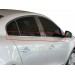 Renault Fluence Uyumlu Sm3 Cam Çıtası 4 Parça  Krom 2010 Ve Sonrası