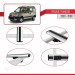 Renault Kangoo 2003-2008 Arası Ile Uyumlu Basic Model Ara Atkı Tavan Barı Gri̇ 3 Adet