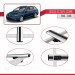 Skoda Octavia Combi 2013-2016 Arası Ile Uyumlu Basic Model Ara Atkı Tavan Barı Gri̇ 3 Adet