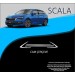 Skoda Scala Uyumlu Krom Cam Alt Çıtası 2019-2023 Parça
