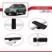 Subaru Forester 2008-2013 Arası Ile Uyumlu Basic Model Ara Atkı Tavan Barı Si̇yah 3 Adet