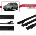Subaru Forester 2008-2013 Arası Ile Uyumlu Basic Model Ara Atkı Tavan Barı Si̇yah 3 Adet