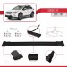 Subaru Xv 2012-2017 Arası Ile Uyumlu Fly Model Ara Atkı Tavan Barı Si̇yah 3 Adet Bar