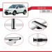 Suzuki Sx4 2006-2013 Arası Ile Uyumlu Basic Model Ara Atkı Tavan Barı Gri̇ 3 Adet