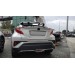 Toyota C-Hr Uyumlu 2016-2019 Arka Tampon Alt Çıtası Nikelaj