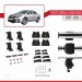 Toyota Corolla 2006-2013 Arası Ile Uyumlu Ace-4 Ara Atkı Tavan Barı Gri̇