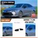 Toyota Corolla Uyumlu E210 Batman Yarasa Ayna Kapağı Piano Black / 2018 Sonrası