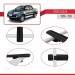 Toyota Hilux 2006-2016 Arası Ile Uyumlu Basic Model Ara Atkı Tavan Barı Si̇yah 3 Adet
