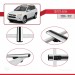 Toyota Rav4 2006-2012 Arası Ile Uyumlu Basic Model Ara Atkı Tavan Barı Gri̇ 3 Adet