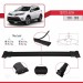 Toyota Rav4 2013-2018 Arası Ile Uyumlu Fly Model Ara Atkı Tavan Barı Si̇yah 3 Adet Bar