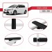 Toyota Verso 2009-2018 Arası Ile Uyumlu Basic Model Ara Atkı Tavan Barı Si̇yah 3 Adet